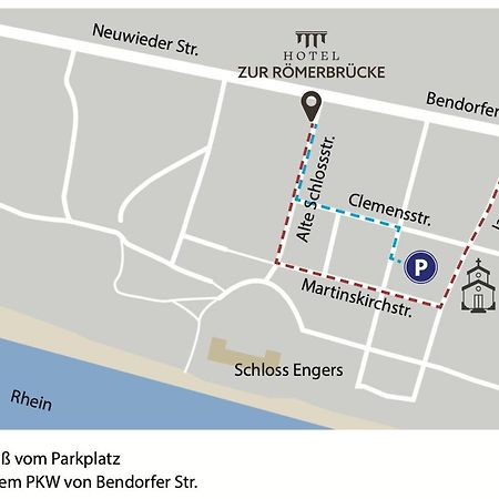 Hotel Zur Roemerbruecke Neuwied Buitenkant foto
